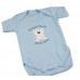 Personalised Baby Boy’s Bear Sleepsuit Babygrow & Vest Gift Set